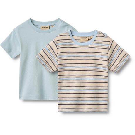 Wheat Multi Blue Stripe 2 T-Shirt S/S Fabian