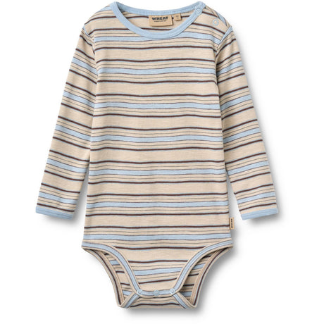 Wheat Multi Blue Stripe Body L/S Berti