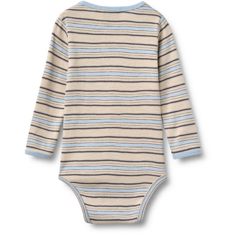 Wheat Multi Blue Stripe Body L/S Berti