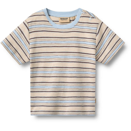Wheat Multi Blue Stripe 2 T-Shirt S/S Fabian