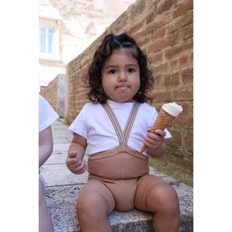 Silly Silas Shorty Light Brown Striped