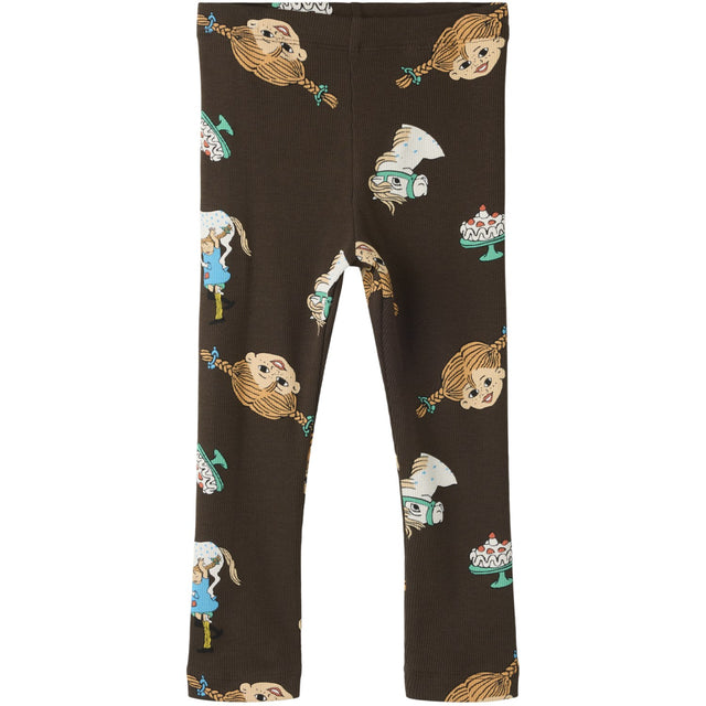 Name It Delicioso Nmfsoca Pippi Leggings Lnoos Sky