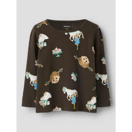 Name It Delicioso Nmfsoca Pippi Ls Top Lnoos Sky