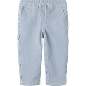Name It White Moonlight Blue Nmmnola Tap Stripe Bukser Carp 2299-Yf