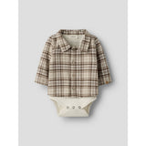 Lil'Atelier White Pepper Nbmrenrik Ls Loose Body Skjorte Lil