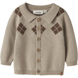 Lil'Atelier White Pepper Nbmronan Ls Strik Polo Card Lil