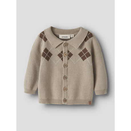 Lil'Atelier White Pepper Nbmronan Ls Strik Polo Card Lil
