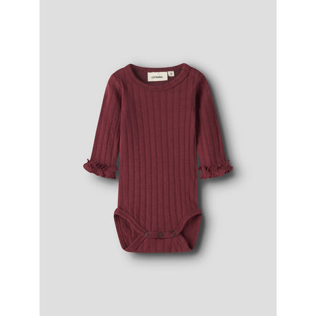 Lil'Atelier Biking Red Nbfriver Ls Slim Body Lil
