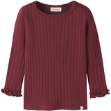 Lil'Atelier Biking Red Nmfriver Ls Slim Top Lil