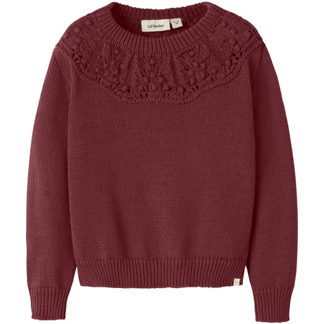 Lil'Atelier Biking Red Nmfreva Ls Loose Strik Lil