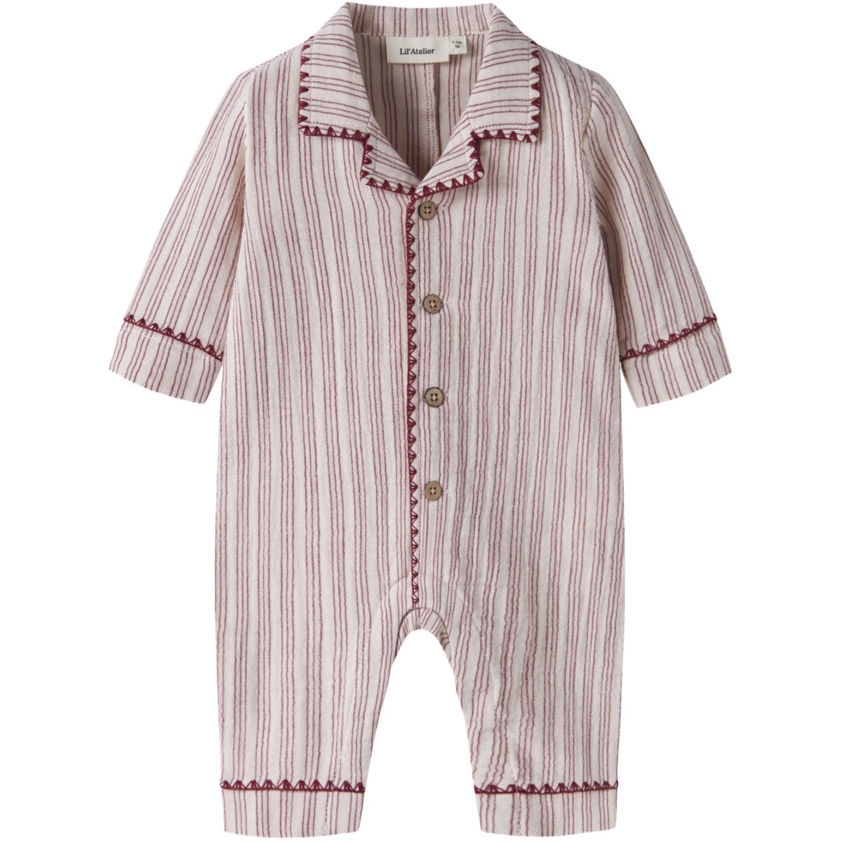 Lil'Atelier Turtledove Biking Red Nbnsage Nun Loose Night Dragt Lil
