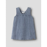 Lil'Atelier Medium Blue Denim Nmfdevas Dnm Spencer Kjole 6005-Es Lil