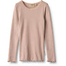 Wheat Dry Rose Rib Bluse Reese
