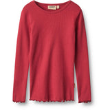 Wheat Red Cherry Bluse Ida