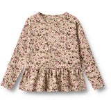 Wheat Soft Sand Flower Wine Bluse Carolina