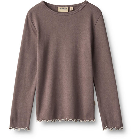 Wheat Plum Truffle Bluse Elsie