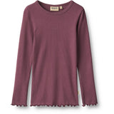 Wheat Eggplant Bluse Ida