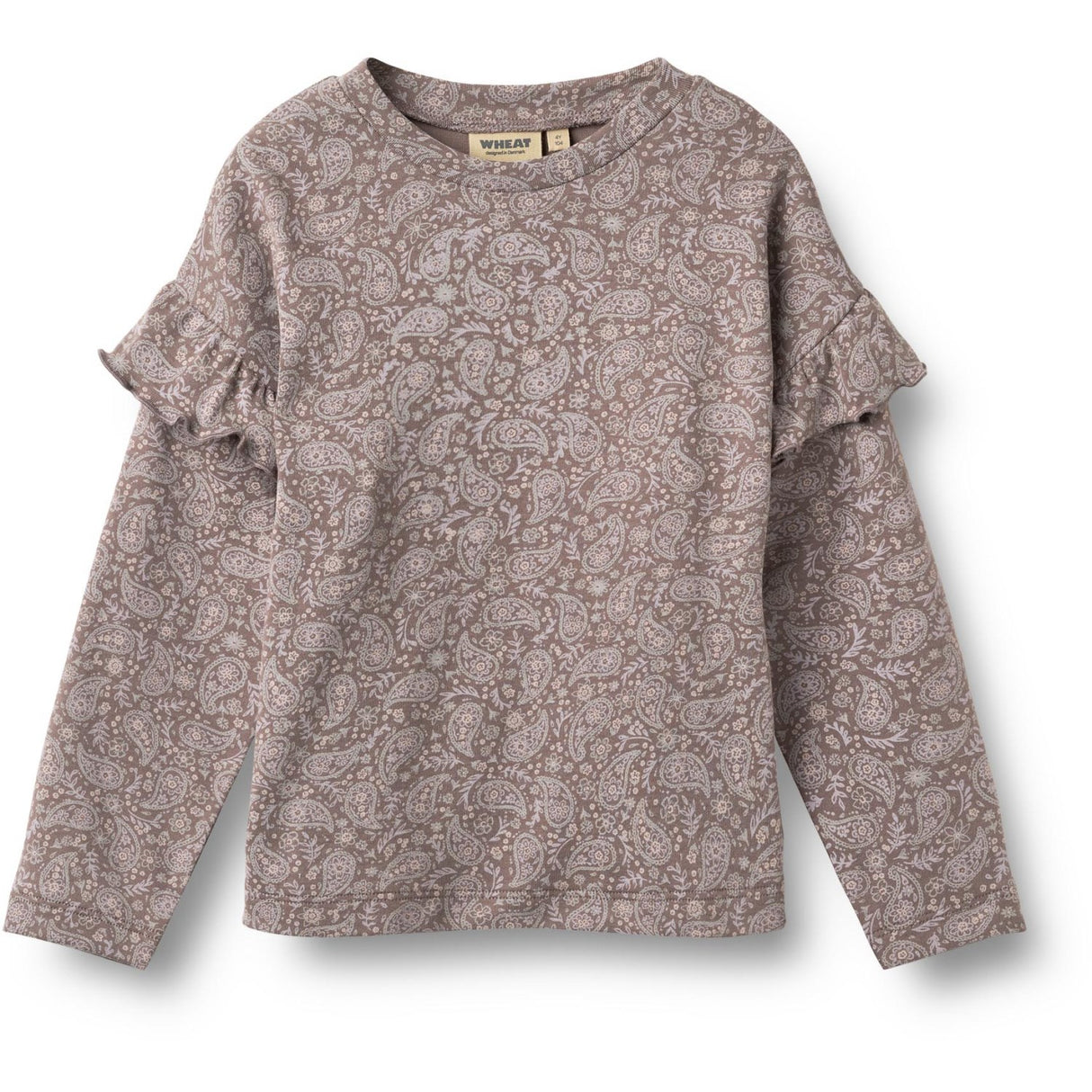 Wheat Purple Plum Paisley Sæt T-Shirt & Trousers Belinda