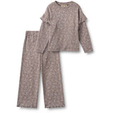 Wheat Purple Plum Paisley Sæt T-Shirt & Trousers Belinda