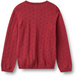 Wheat Red Cherry Strik Cardigan Maia