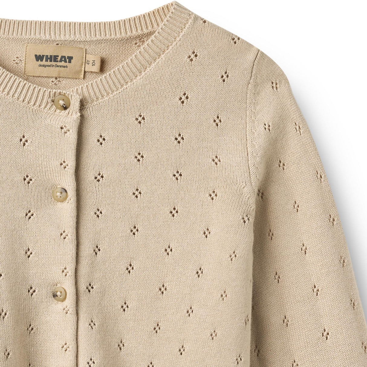 Wheat Offwhite Strik Cardigan Maia