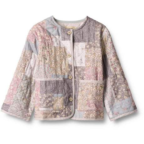 Wheat Patchwork Flowers Quilt Jakke Ima