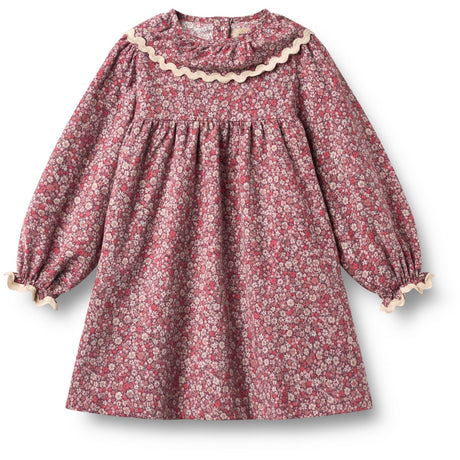 Wheat Grape Flowers Kjole L/S Krave Elvira