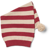 Wheat Red Christmas Stripe Strikket Christmas Hue