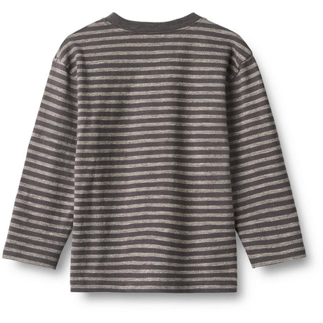 Wheat Dark Charcoal Stripe Bluse Ross