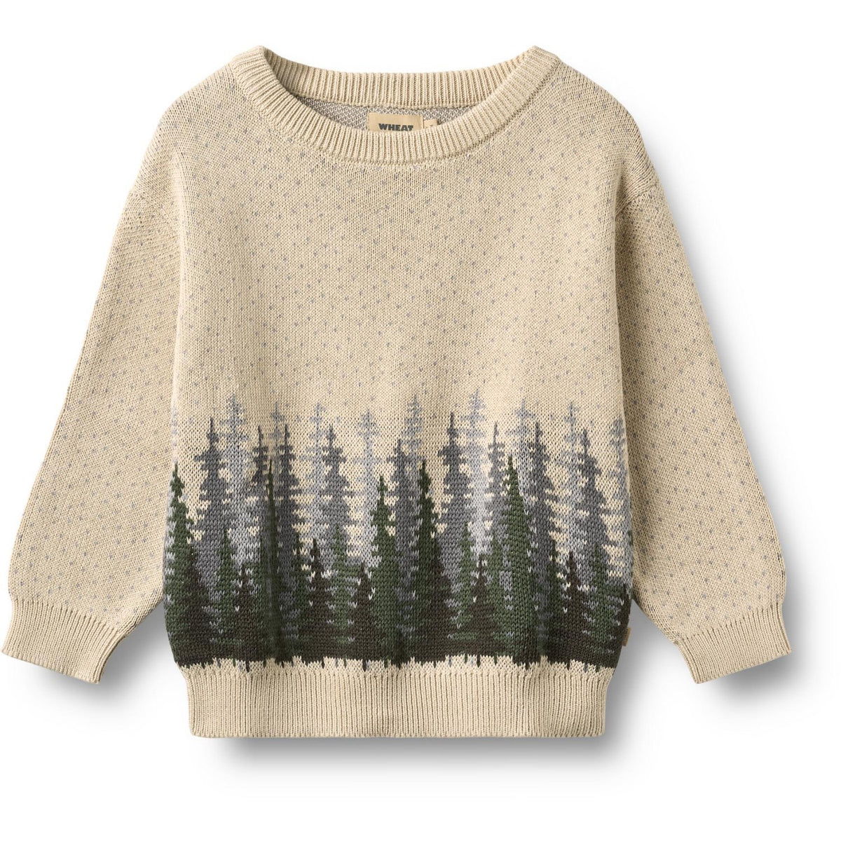 Wheat Offwhite Jacquard Pullover Finley
