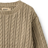 Wheat Gravel Strik Pullover L/S Oliver