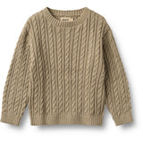 Wheat Gravel Strik Pullover L/S Oliver