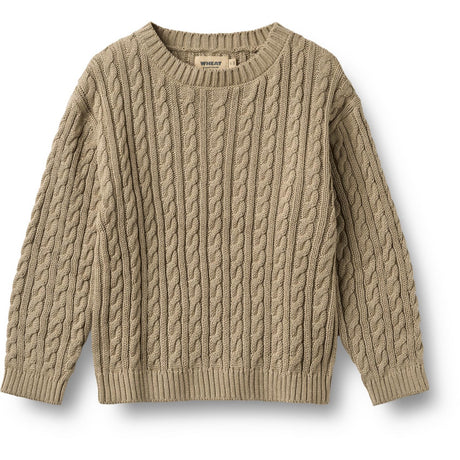 Wheat Gravel Strik Pullover L/S Oliver