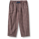Wheat Blue Holiday Check Trousers Dart Sasha