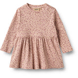 Wheat Dime Rose Small Flowers Jersey Kjole L/S Sessa