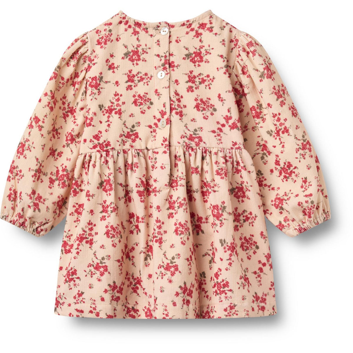 Wheat Almond Peach Flowers Kjole L/S Sylvia