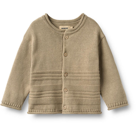 Wheat Gravel Strik Cardigan L/S Gunnar