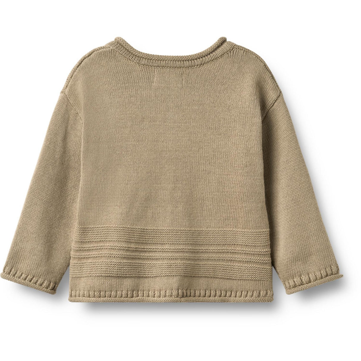 Wheat Gravel Strik Cardigan L/S Gunnar