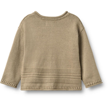 Wheat Gravel Strik Cardigan L/S Gunnar