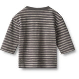 Wheat Dark Charcoal Stripe Bluse Ross