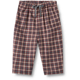 Wheat Blue Holiday Check Trousers Lined Arne