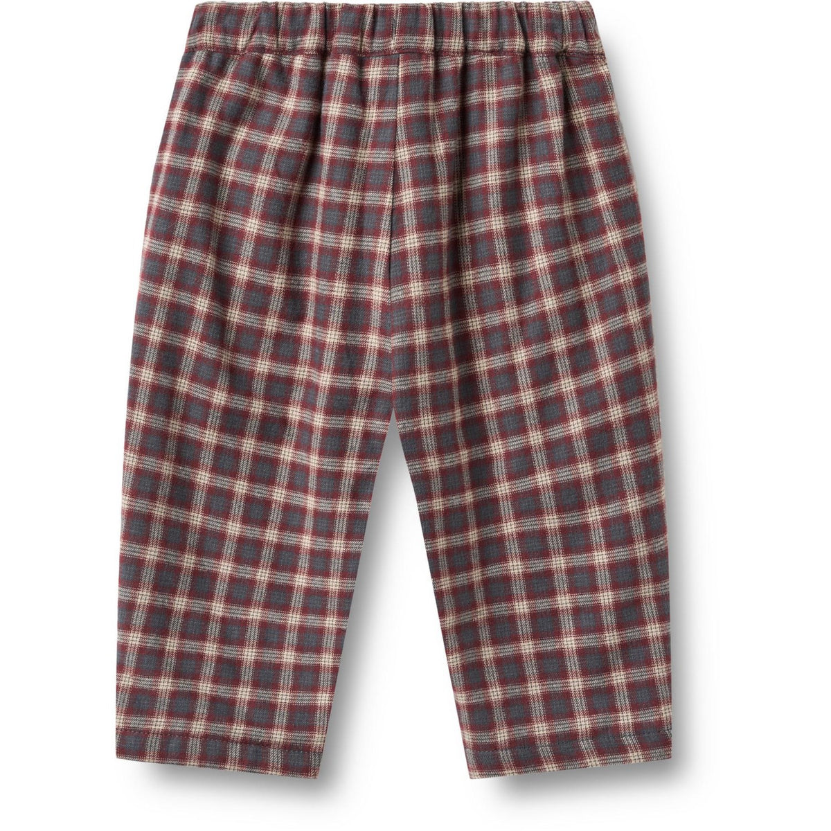 Wheat Blue Holiday Check Trousers Lined Arne