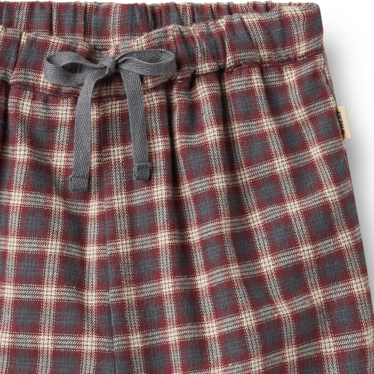 Wheat Blue Holiday Check Trousers Lined Arne