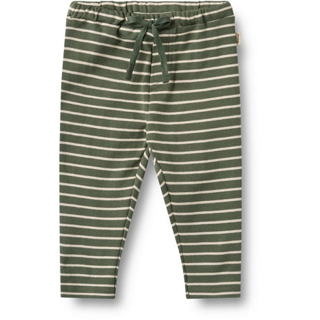 Wheat Dark Green Stripe Jersey Bukser Manfred