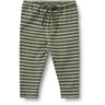 Wheat Dark Green Stripe Jersey Bukser Manfred
