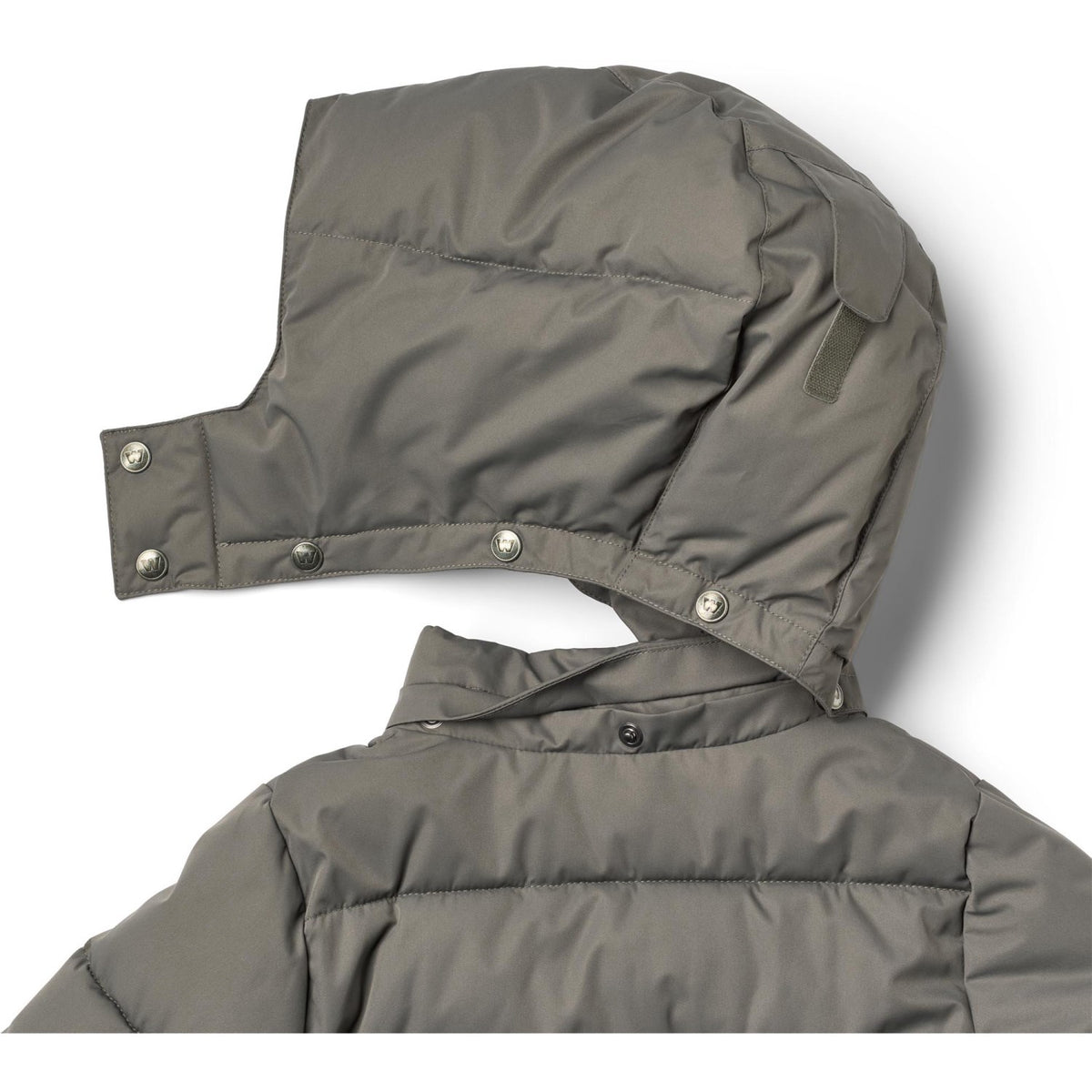 Wheat Grey Metal Puffer Jakke Gael