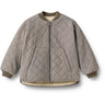 Wheat Brown Stripe Vendbar Thermo Jakke Lake