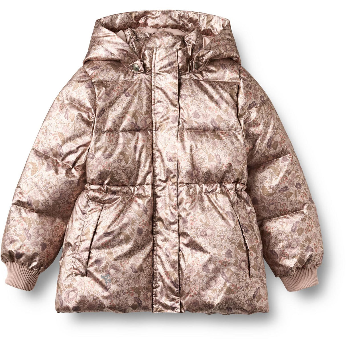 Wheat Golden Flowers Puffer Jakke Eli