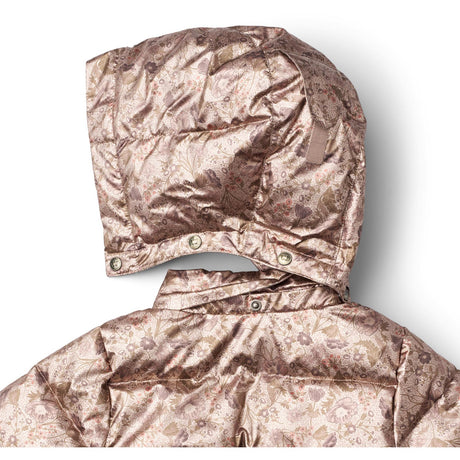 Wheat Golden Flowers Puffer Jakke Eli