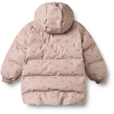 Wheat Dry Rose Flowers Pu Puffer Jakke Coast